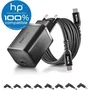 NGS Cargador GaN 65W para HP con Cable USB-C de 1,5 m y 8 Conectores